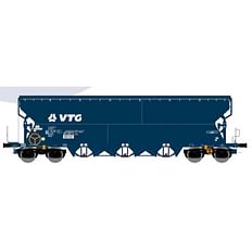Getreidewagen Tagnpps 102m³, blau, VTG, 3 Auslässe, geänderte Wag.nr. 