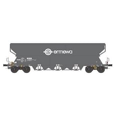 Getreidewagen Tagnpps 101m ERMEWA, dkl.grau, m. Zugschl.bel. DE, DC/DCC 