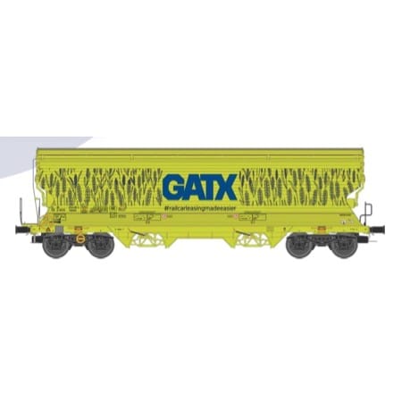 H0 Getreidewagen Tagnpps 95m³ \'GATX\' mit Getreideähren neongrün 