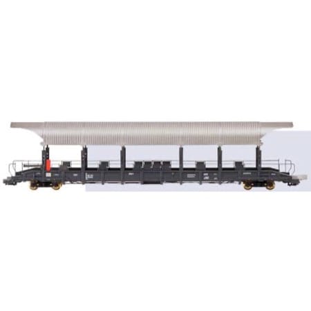 Mittelwagen überdacht, BLS Autotransport, m. Überfahrblech, geänd. Wag.nr. 