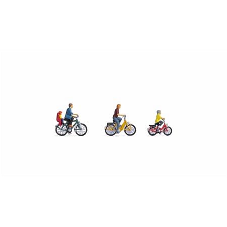 Family on a Bike Ride 