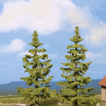 Spruce Trees, 2 pieces, 13 cm 