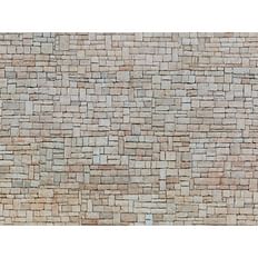 3D Cardboard Sheet „Lime Stone Wall“, beige 