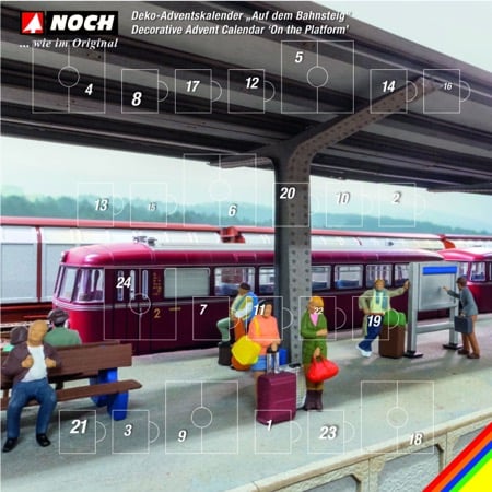 Decorative Advent Calendar \'On the Platform" 