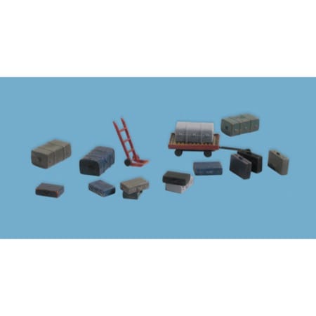 Luggage (9), Trolleys (2), & Sack Trucks 