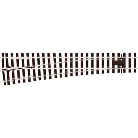 Medium radius (1828mm, 72”) Turnout L 