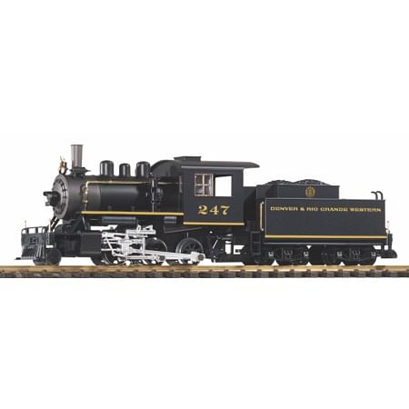 G-US Dampflok mit Tender Mini-Mogul D&RGW 