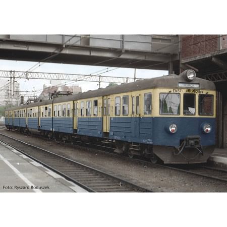 Sound-E-Triebzug EN 57 PKP IV, 4tlg. Wechselstromversion, inkl. PIKO Sound-Decoder 