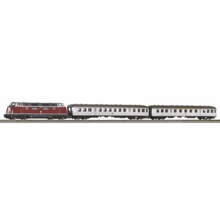 PSCwlan S-Set DB Personenzug BR 220 mit 2 wg. A-Gleis & B IV DC