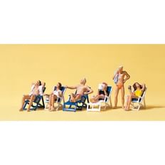 Fritid i haven - Solbadning 