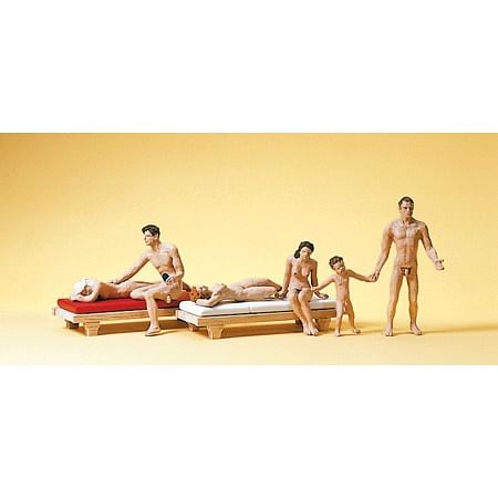 Par på nudiststrand 