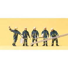 Feuerwehrmänner in moderner E 
