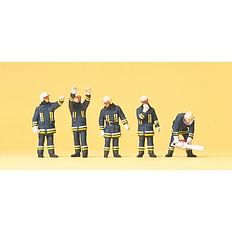 Feuerwehrmänner in moderner E 