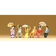 Siddende figurer, til hestevogn 