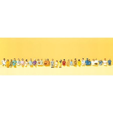 Buschauffør, passagerer. 26 Figurer 