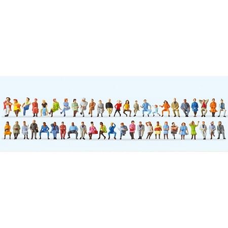 Siddende passagerer. 48 Figurer 