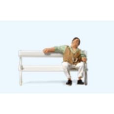 Man sitting on bench 