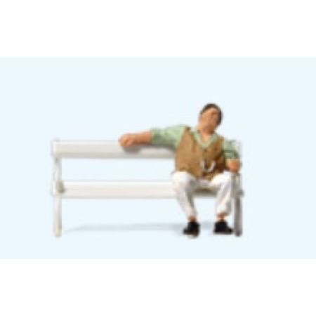 Man sitting on bench 