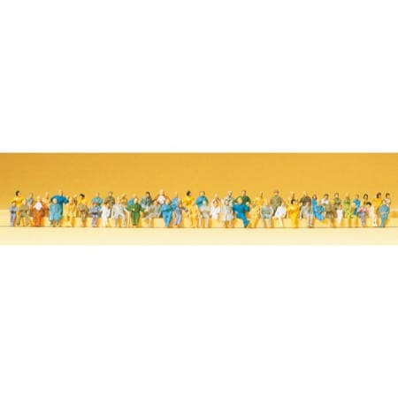 Sitzende Reisende für Zugabte 