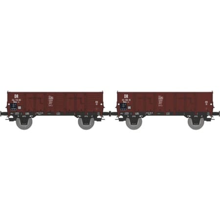 Set of 2 Gondola wood body N°34-19-82 et métallique N°33-68-10 Ep.IV DR 