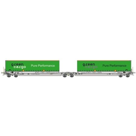 Twin car AAE Cargo Green Cargo 