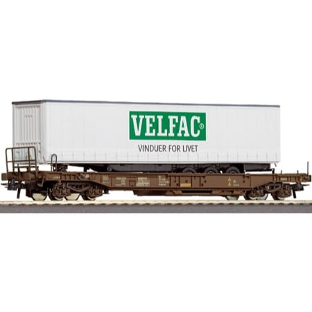 DSB Velfac Trailer dobbelt lommevogn 