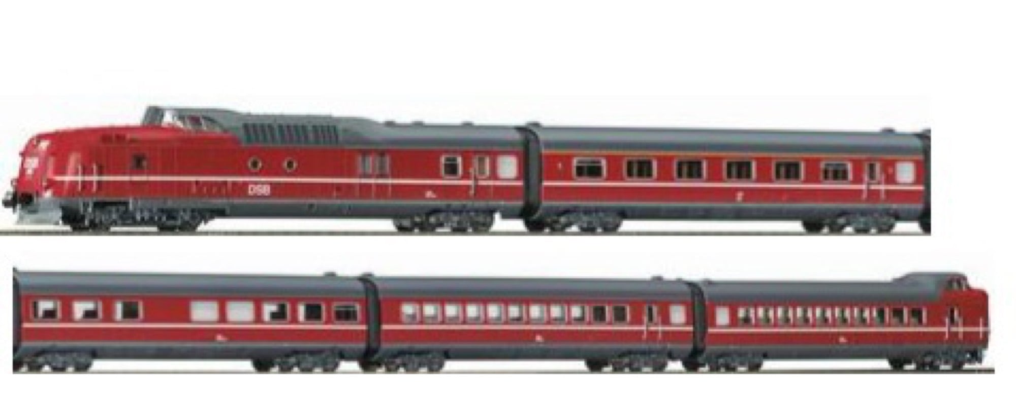 Roco 69059 - DSB MA lyntog, rødt 5-delt AC lyd