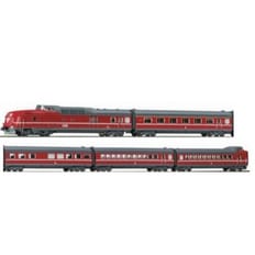 DSB MA lyntog, rødt 5-delt AC lyd AC