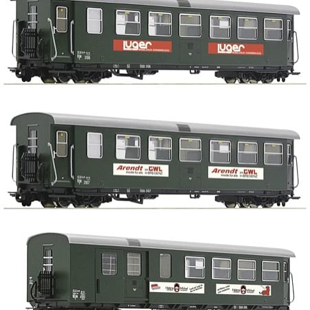 3 piece set: Narrow-gauge passenger 