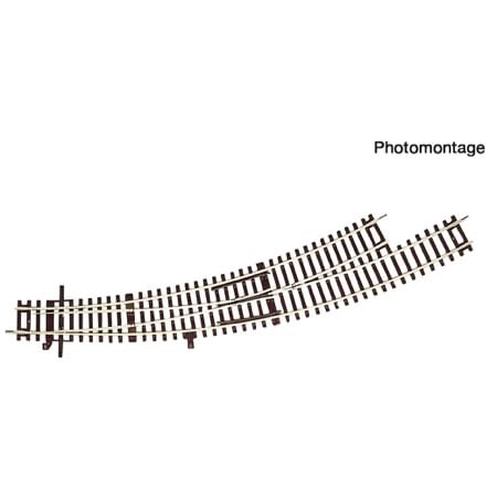 Buet venstre sporskifte BWl5/6 