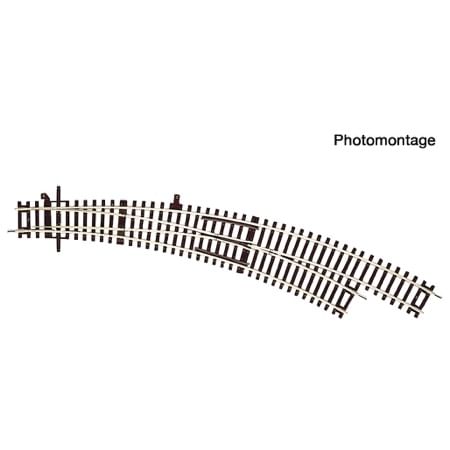 Buet sporskifte højre BWr5/6 