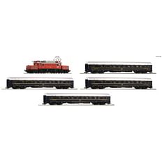 5-tlg. Set: Elektrolokomotive Rh 1020 und 4 CIWL Schlafwagen DC