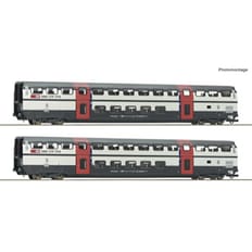 2-tlg. Set 1: Doppelstockwagen 2. Klasse 