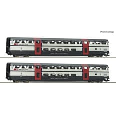 2-tlg. Set 1: Doppelstockwagen 2. Klasse 