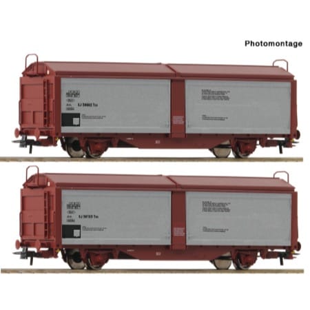 2-tlg. Set: Schiebedach-/Schiebewandwagen 