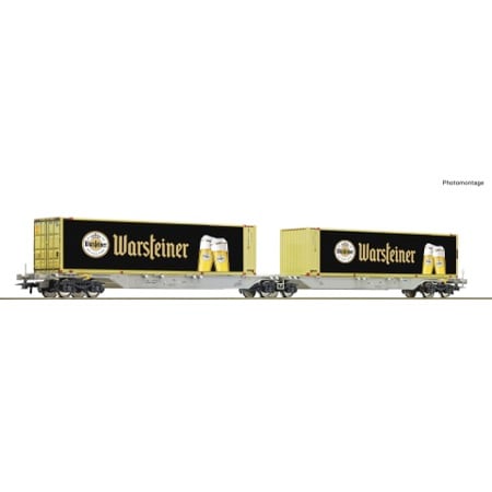 Container-Doppeltragwagen 