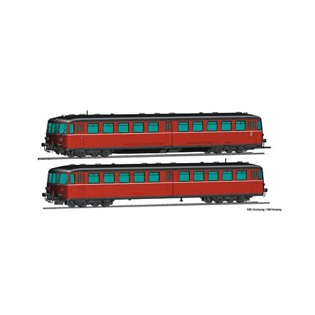 Akkutriebwagen BR 515 mit Steuerwagen, DB DC