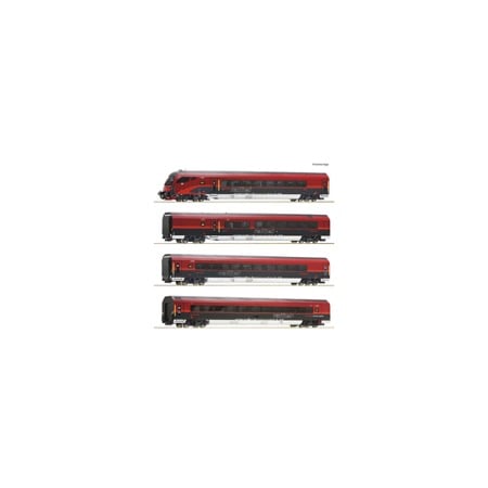 Roco 74039 - 4er Set Railjet ÖBB AC