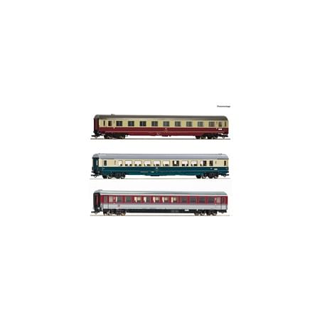 3-tlg. Set 1: Eurocity „Leonardo da Vinci“, DB DC
