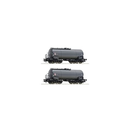 2 piece set: Tank wagons, PKP 