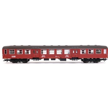 DSB Bn-n åben rum til cykler, Litra 86-82 76 724-1, rød AC