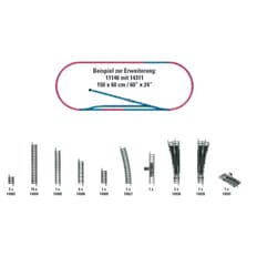 Gleis-Ergänzungspackung H1 