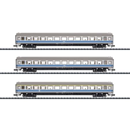 Schnellzug-Wagenset "MIMARA" - 2x Beelmt, 1x Aeelmt, HŽ 