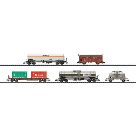 Wagen-Set "Gütertransport" - Tank + Sdgkms + Ucs + Tims-ww 858 + Gaskesselwagen 