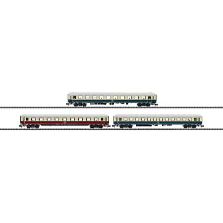 Schnellzug-Wagenset "Historischer IC 2410". - Aimz Bm Avmz DB AG 