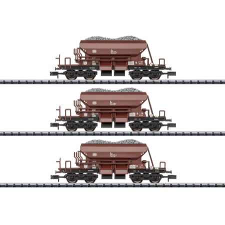 Wagen-Set "Dienstgüterschotterwagen" 