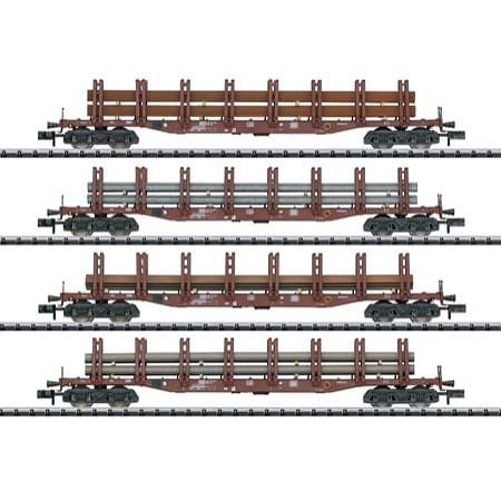 Güterwagen-Set Stahltransport 