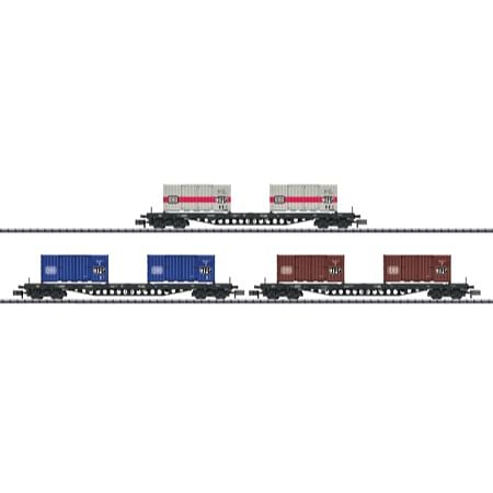 Güterwagen-Set Containertrans 