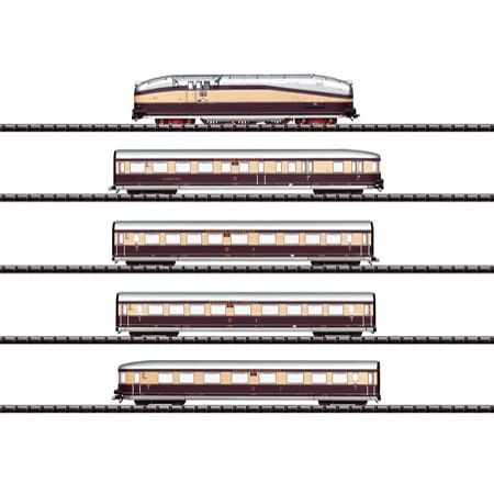 Zugpackung "Henschel-Wegmann". - BR 61 DRG 