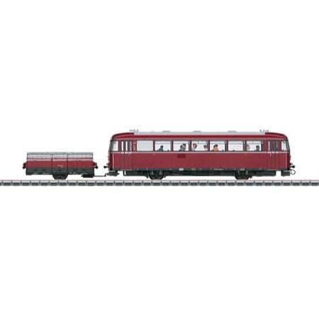 Schienenbus VT 95.9 mit Einachs-Anhänger VB 141.2 - VT 95.9 + VB 141.2, DB 